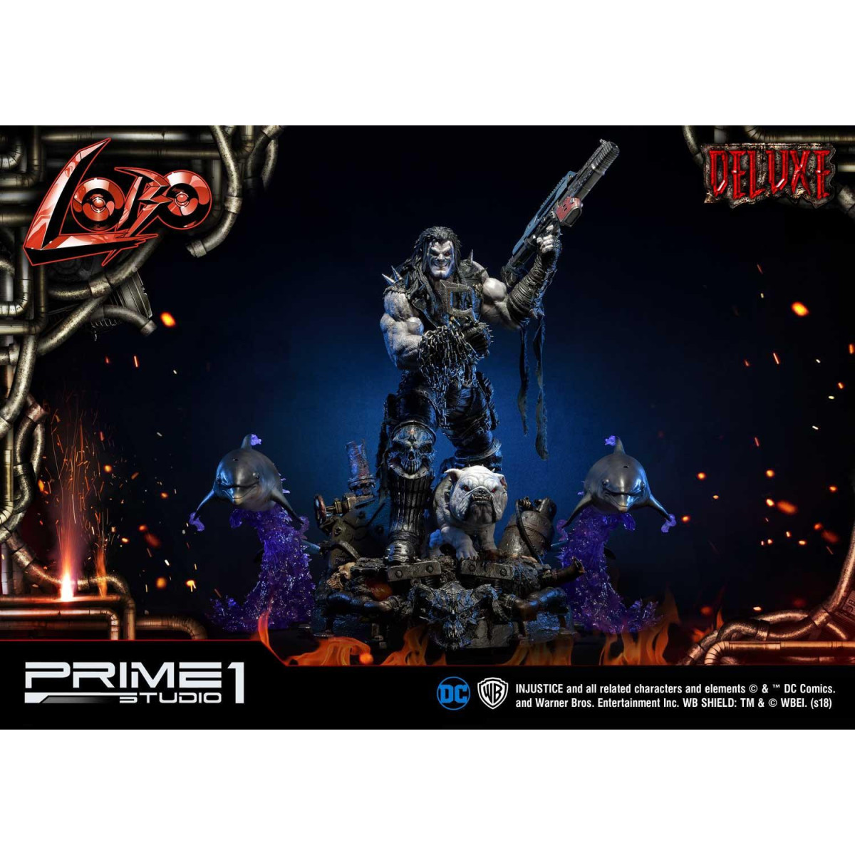 Prime One Studio - LOBO Deluxe Version - Injustice: Gods Among Us Ultimate Museum Masterline Series 1/3