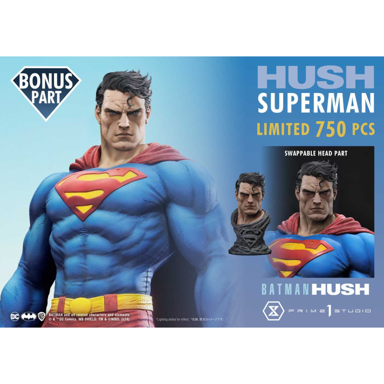 Prime 1 Studio - Batman: Hush (Fumetto) Superman Versione Bonus- Ultimate Premium Masterline Series 1/4 Figurine