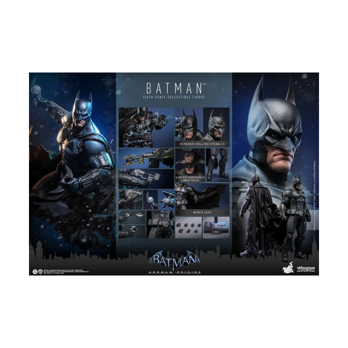 Hot Toys Batman: Arkham Origins - Batman Videogame Masterpiece 1/6