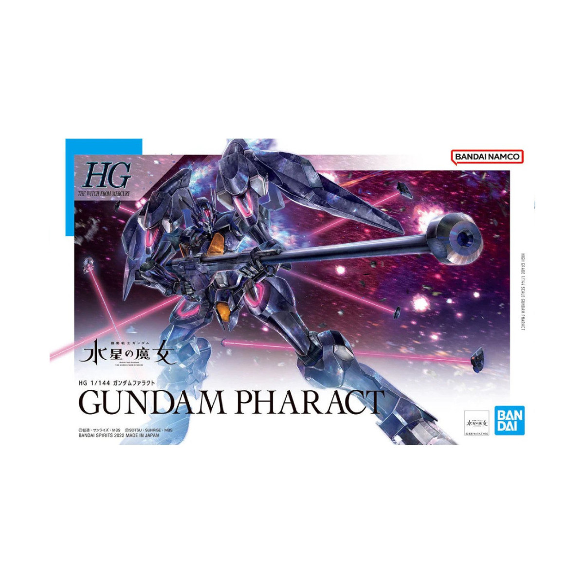 Bandai - Gunpla - Gundam 1/144 HG - FP-A-77 Gundam Pharact - Mobile Suit Gundam La strega di Mercurio