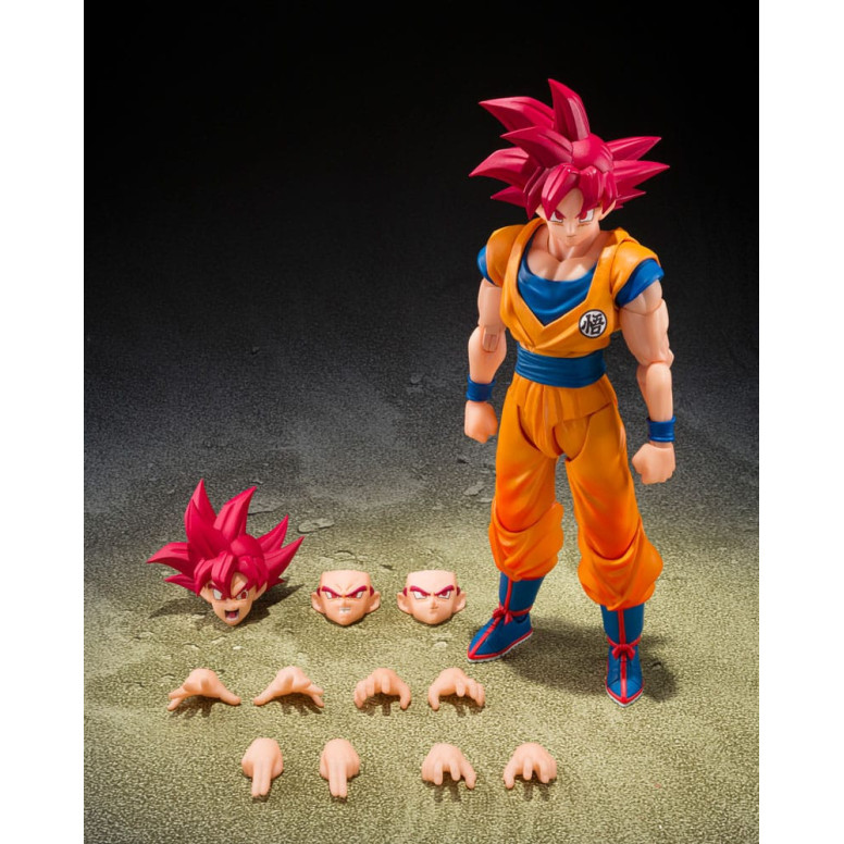 Bandai Tamashii - Dragon Ball Super - Super Saiyan God Son Goku (Aura di Dio) - SHF SHFiguarts