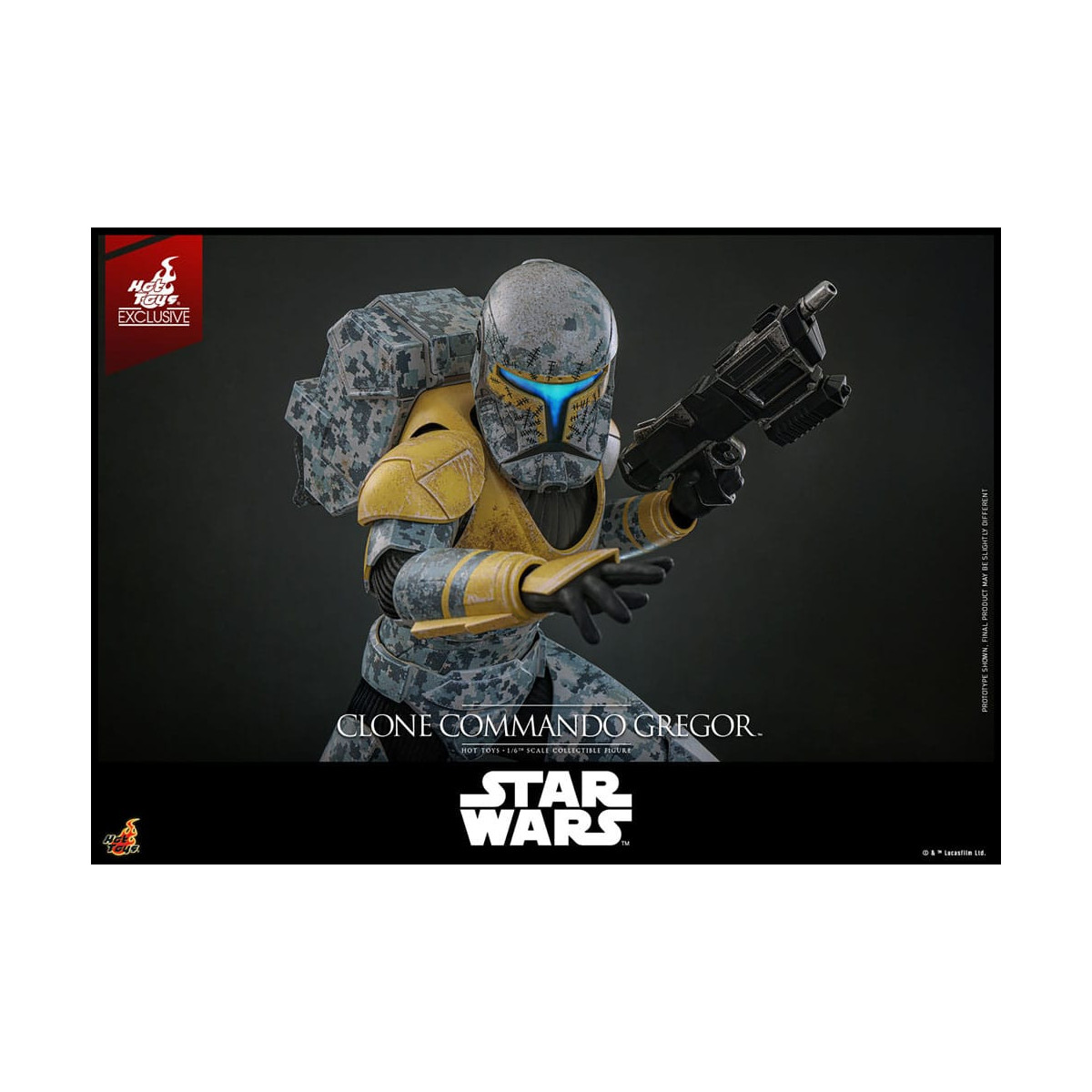 Hot Toys Star Wars - Clone Commando Gregor - The Clone Wars 1/6 Esclusiva Hot Toys