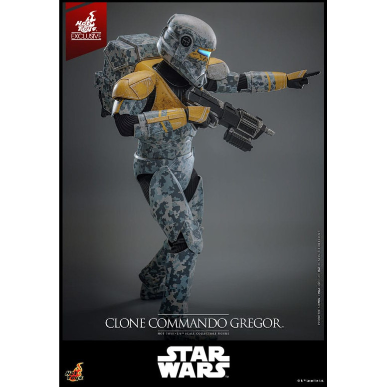 Hot Toys Star Wars - Clone Commando Gregor - The Clone Wars 1/6 Esclusiva Hot Toys