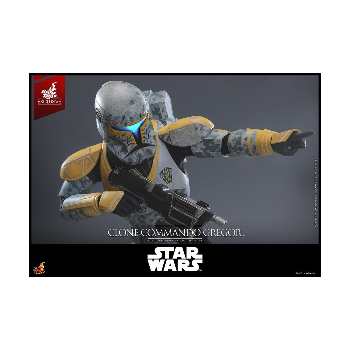 Hot Toys Star Wars - Clone Commando Gregor - The Clone Wars 1/6 Esclusiva Hot Toys