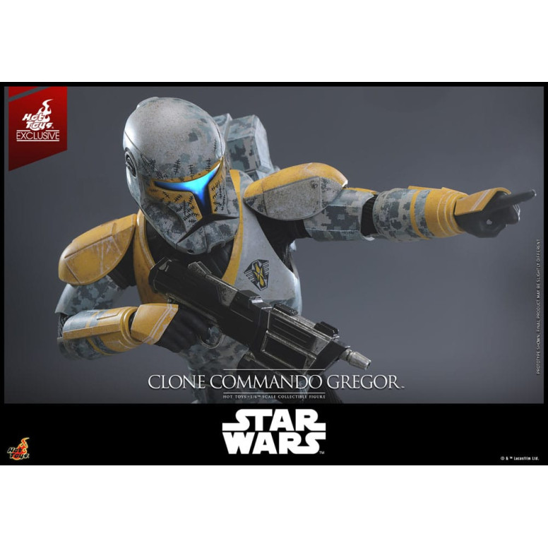 Hot Toys Star Wars - Clone Commando Gregor - The Clone Wars 1/6 Esclusiva Hot Toys