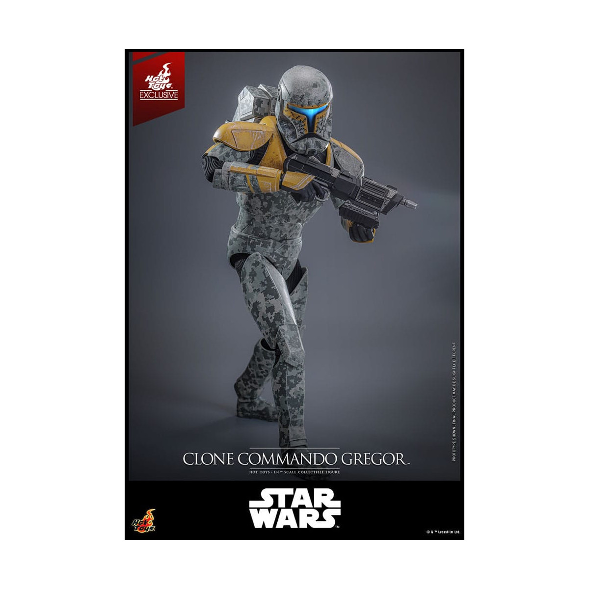 Hot Toys Star Wars - Clone Commando Gregor - The Clone Wars 1/6 Esclusiva Hot Toys