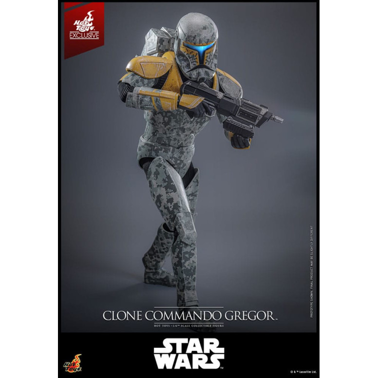 Hot Toys Star Wars - Clone Commando Gregor - The Clone Wars 1/6 Esclusiva Hot Toys