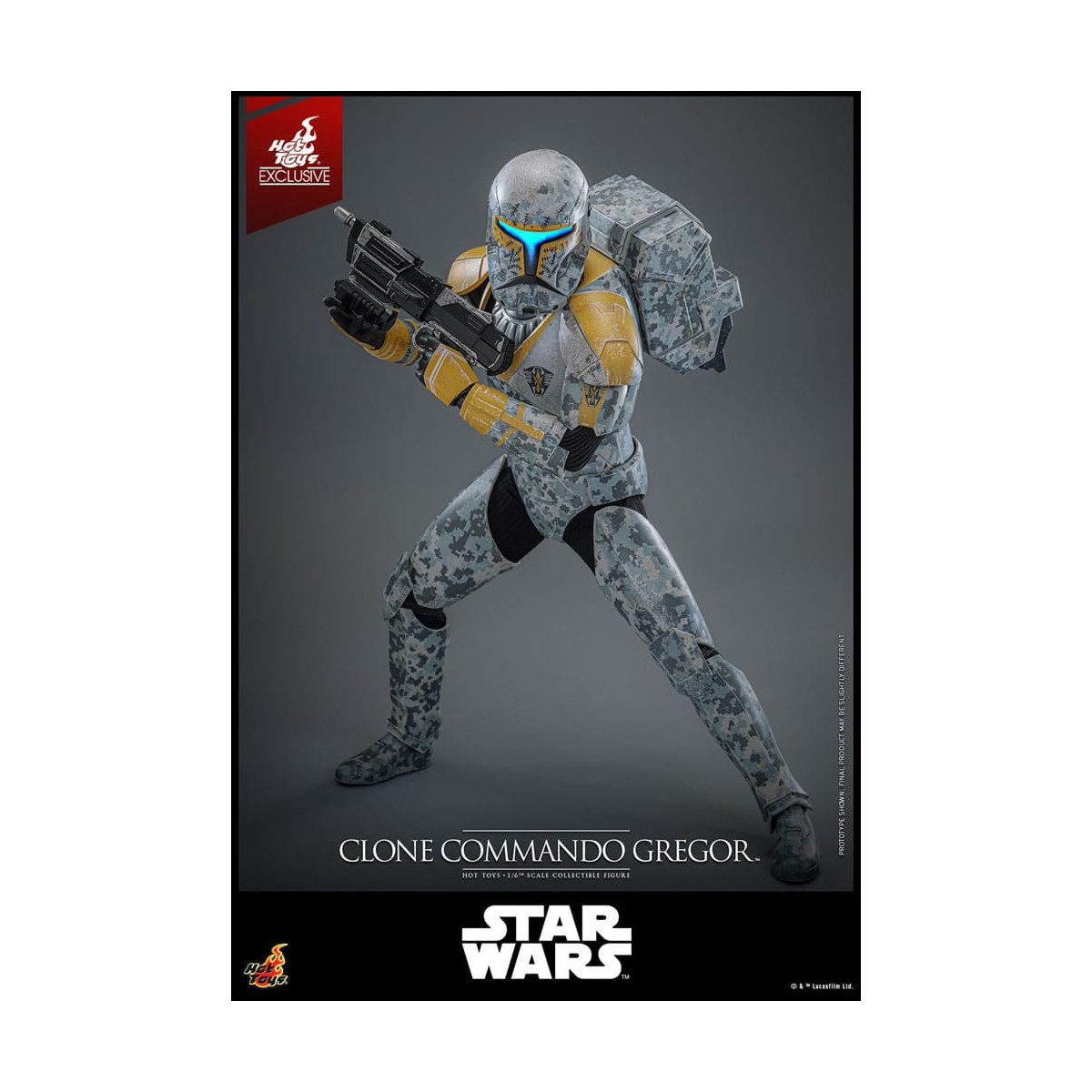 Hot Toys Star Wars - Clone Commando Gregor - The Clone Wars 1/6 Esclusiva Hot Toys