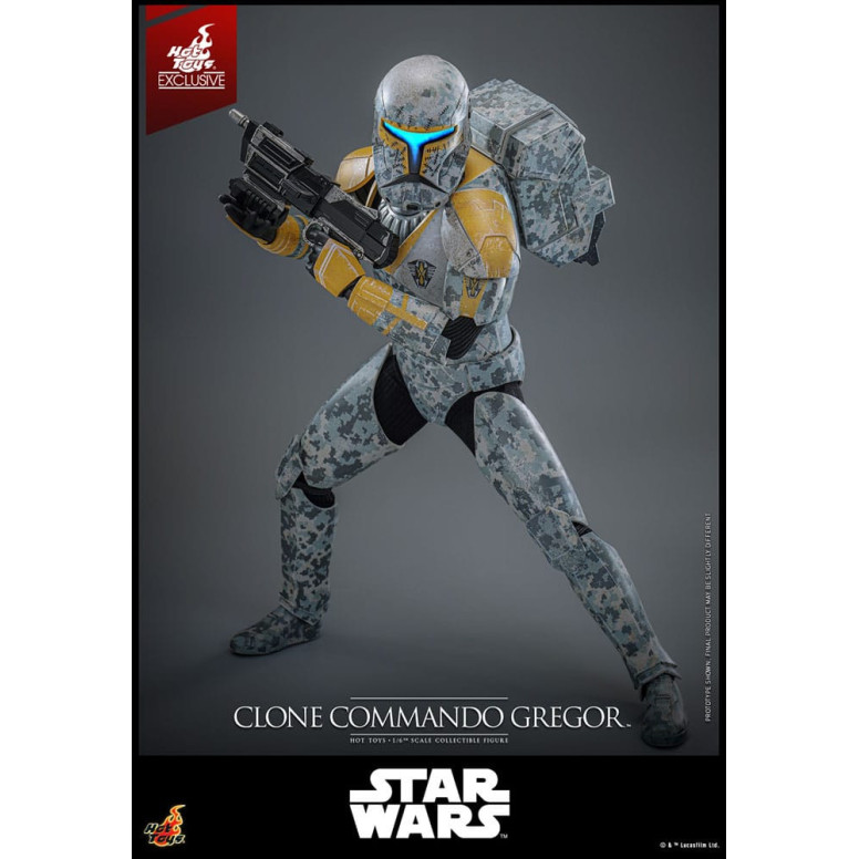 Hot Toys Star Wars - Clone Commando Gregor - The Clone Wars 1/6 Esclusiva Hot Toys