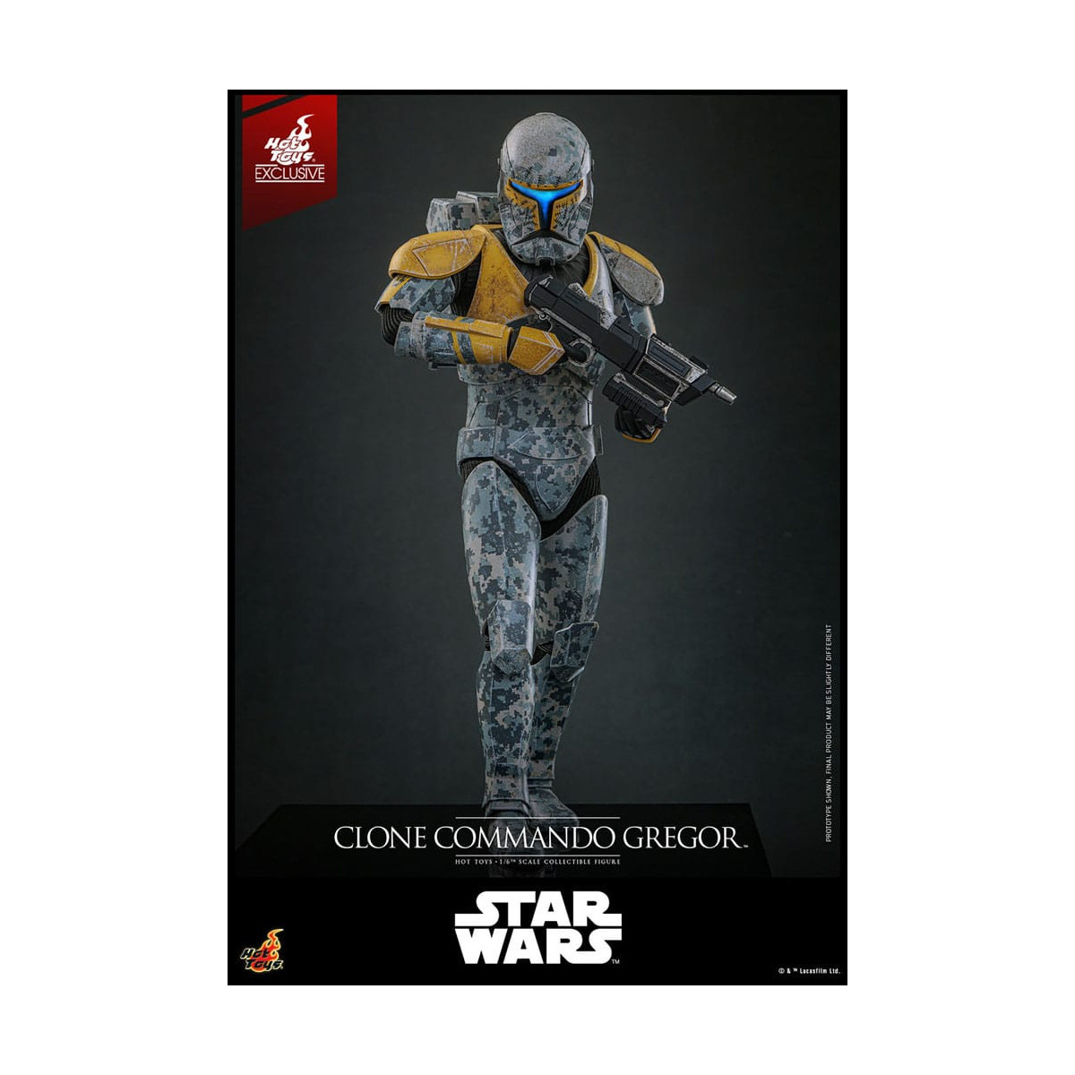 Hot Toys Star Wars - Clone Commando Gregor - The Clone Wars 1/6 Esclusiva Hot Toys