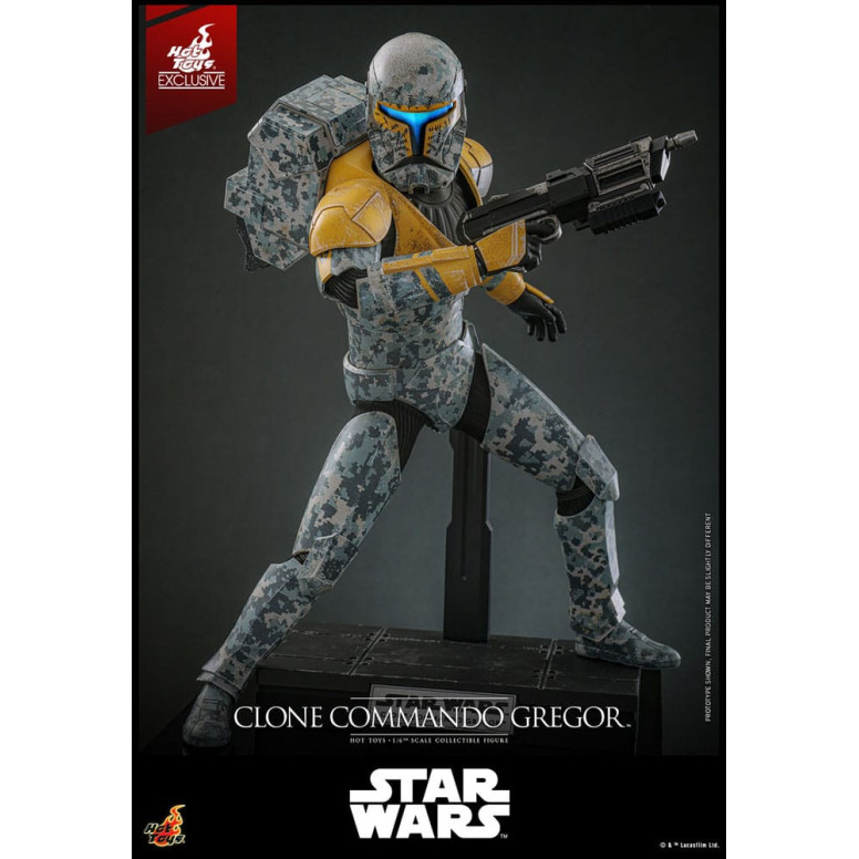 Hot Toys Star Wars - Clone Commando Gregor - The Clone Wars 1/6 Esclusiva Hot Toys