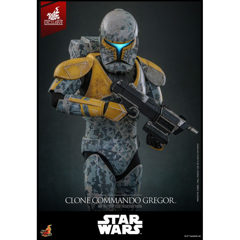 Hot Toys Star Wars - Clone Commando Gregor - The Clone Wars 1/6 Esclusiva Hot Toys