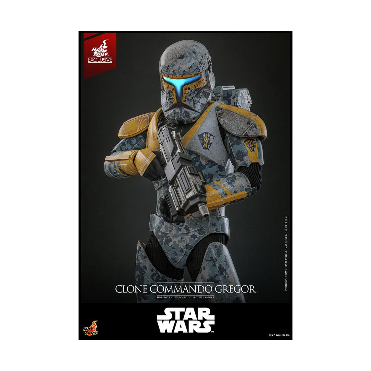 Hot Toys Star Wars - Clone Commando Gregor - The Clone Wars 1/6 Esclusiva Hot Toys