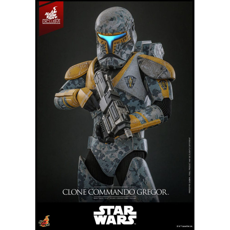 Hot Toys Star Wars - Clone Commando Gregor - The Clone Wars 1/6 Esclusiva Hot Toys