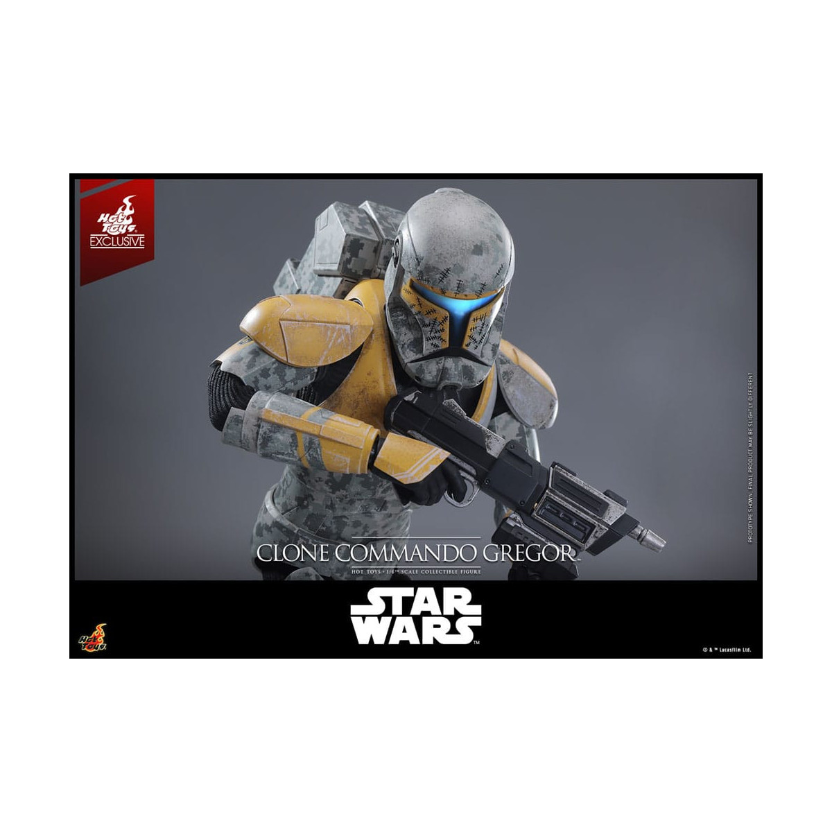 Hot Toys Star Wars - Clone Commando Gregor - The Clone Wars 1/6 Esclusiva Hot Toys