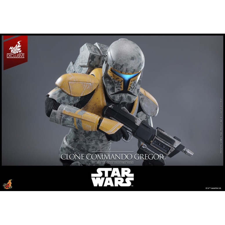 Hot Toys Star Wars - Clone Commando Gregor - The Clone Wars 1/6 Esclusiva Hot Toys