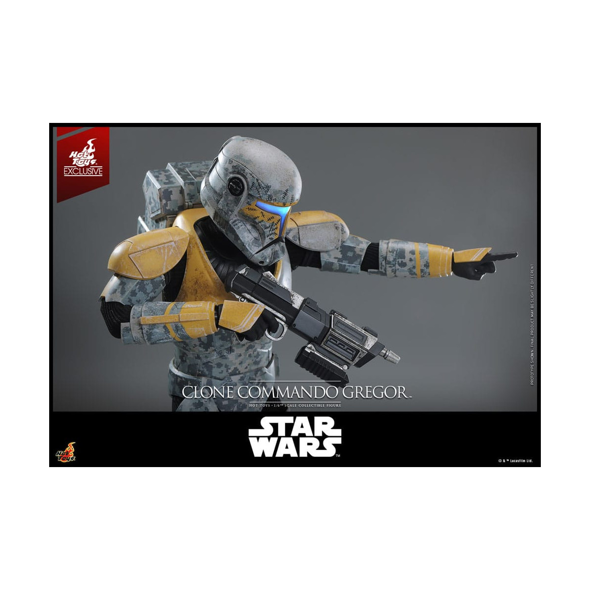 Hot Toys Star Wars - Clone Commando Gregor - The Clone Wars 1/6 Esclusiva Hot Toys