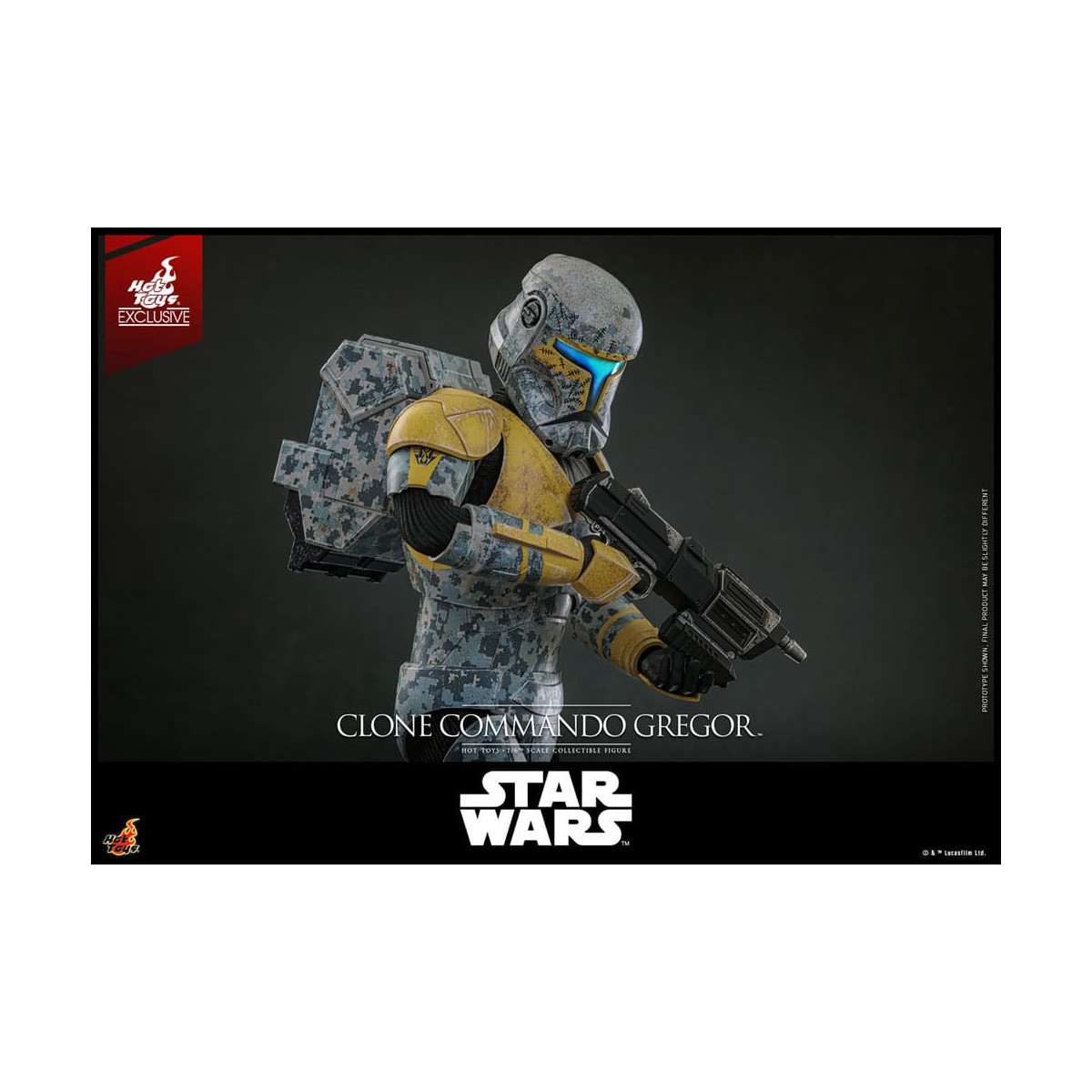 Hot Toys Star Wars - Clone Commando Gregor - The Clone Wars 1/6 Esclusiva Hot Toys