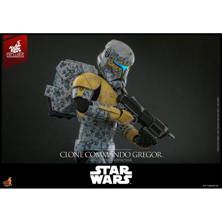 Hot Toys Star Wars - Clone Commando Gregor - The Clone Wars 1/6 Esclusiva Hot Toys