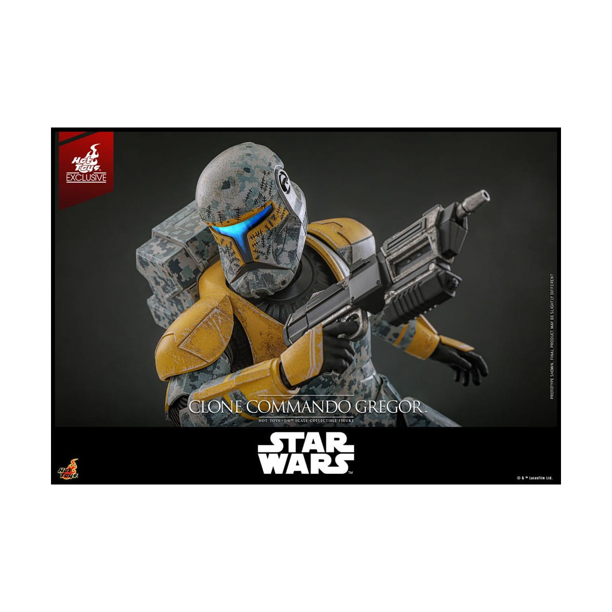 Hot Toys Star Wars - Clone Commando Gregor - The Clone Wars 1/6 Esclusiva Hot Toys