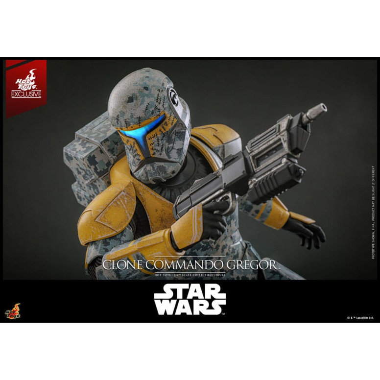 Hot Toys Star Wars - Clone Commando Gregor - The Clone Wars 1/6 Esclusiva Hot Toys
