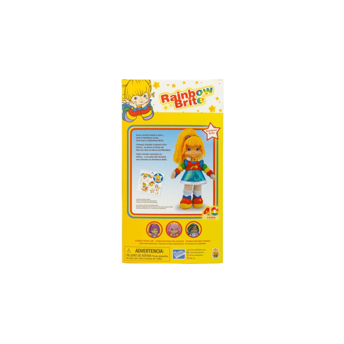 I soggetti fedeli - Bambola di pezza Rainbow Brite - Bambola bionda nel paese dell'arcobaleno