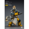 Joytoy - Warhammer - Imperial Fists - Console bibliotecario con ascia di forza e pistola bolt 1/18