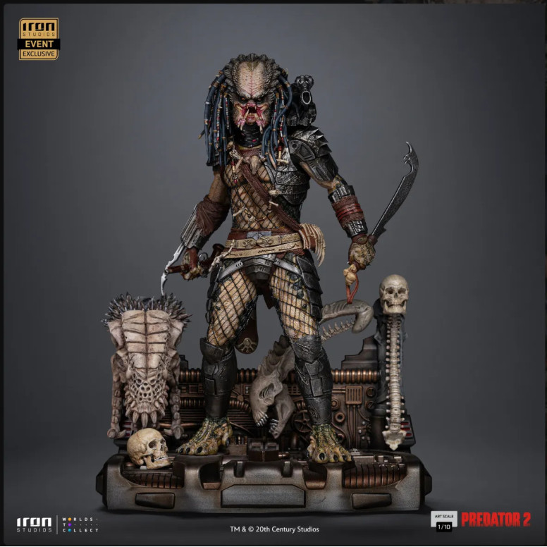 Iron Studios Predator 2 - Elder Predator CCXP 2025 esclusivo - Arte in scala 1/10