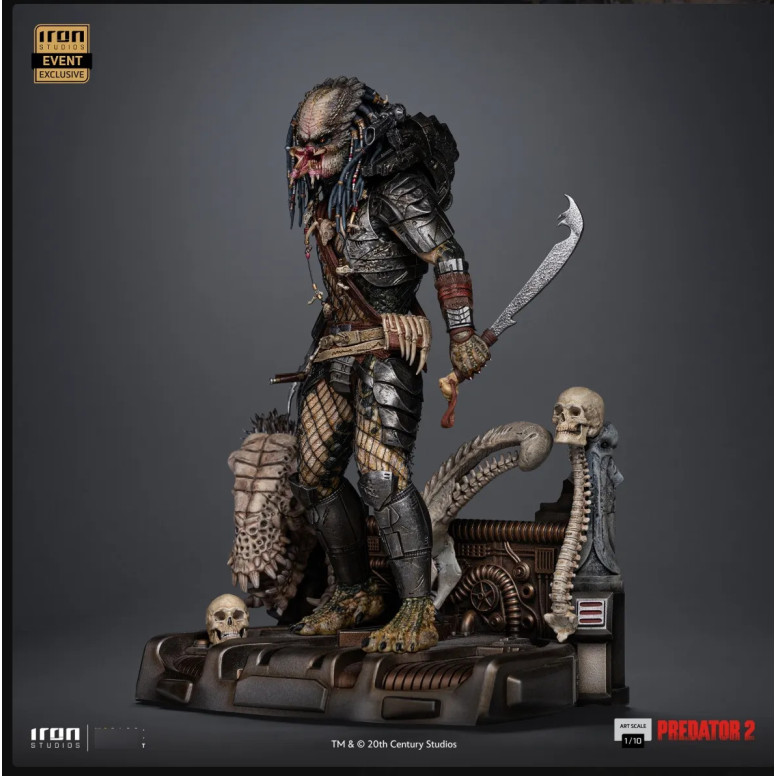Iron Studios Predator 2 - Elder Predator CCXP 2025 esclusivo - Arte in scala 1/10