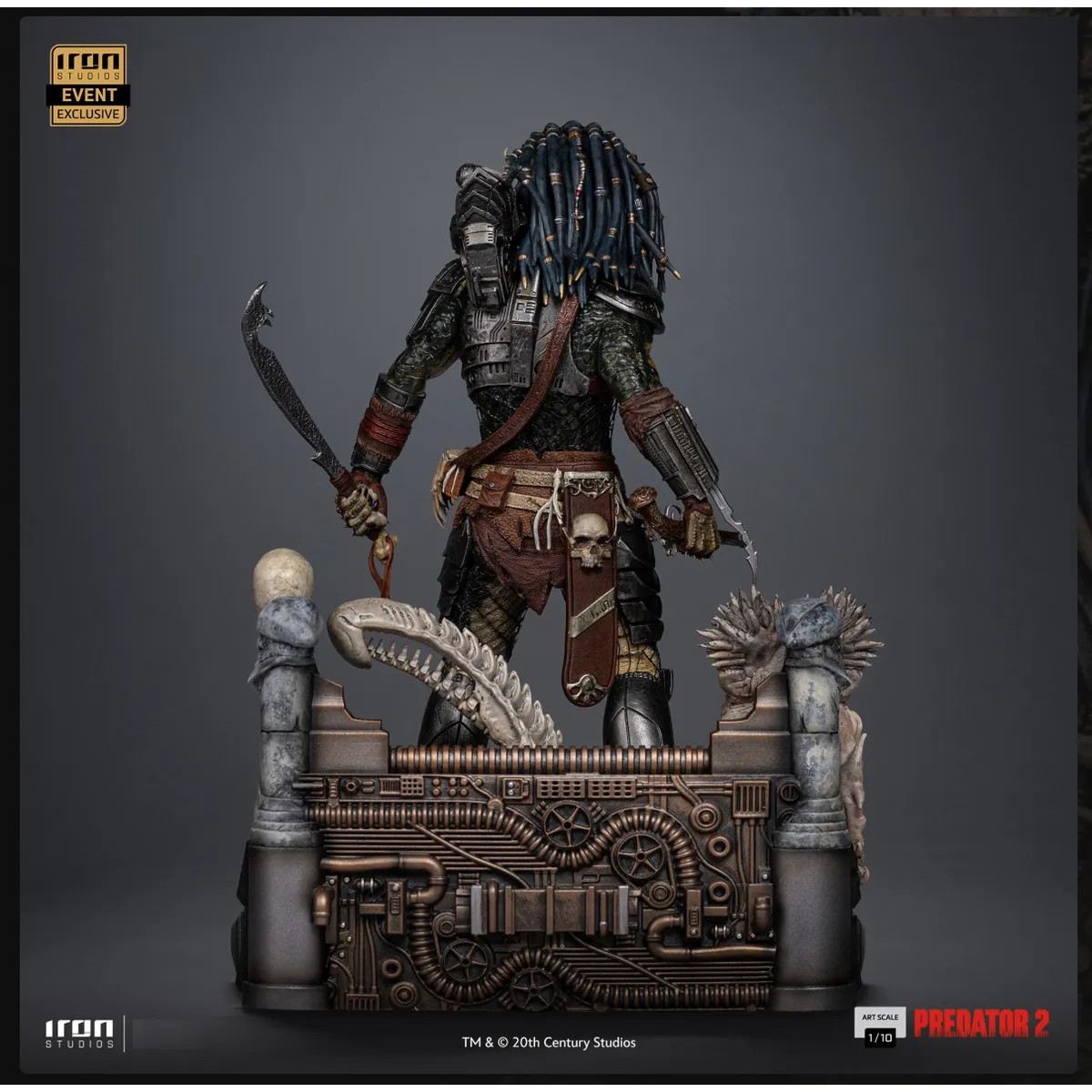 Iron Studios Predator 2 - Elder Predator CCXP 2025 esclusivo - Arte in scala 1/10