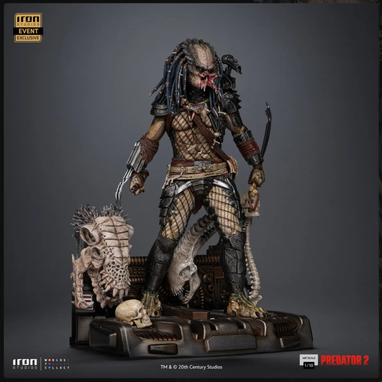Iron Studios Predator 2 - Elder Predator CCXP 2025 esclusivo - Arte in scala 1/10