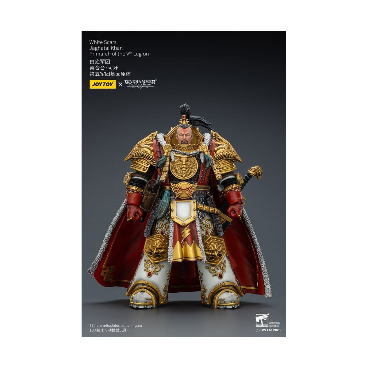 JoyToy Space Marines - Cicatrici Bianche - Jaghatai Khan Primarca della Vª Legione 1/18 - L'Eresia di Horus