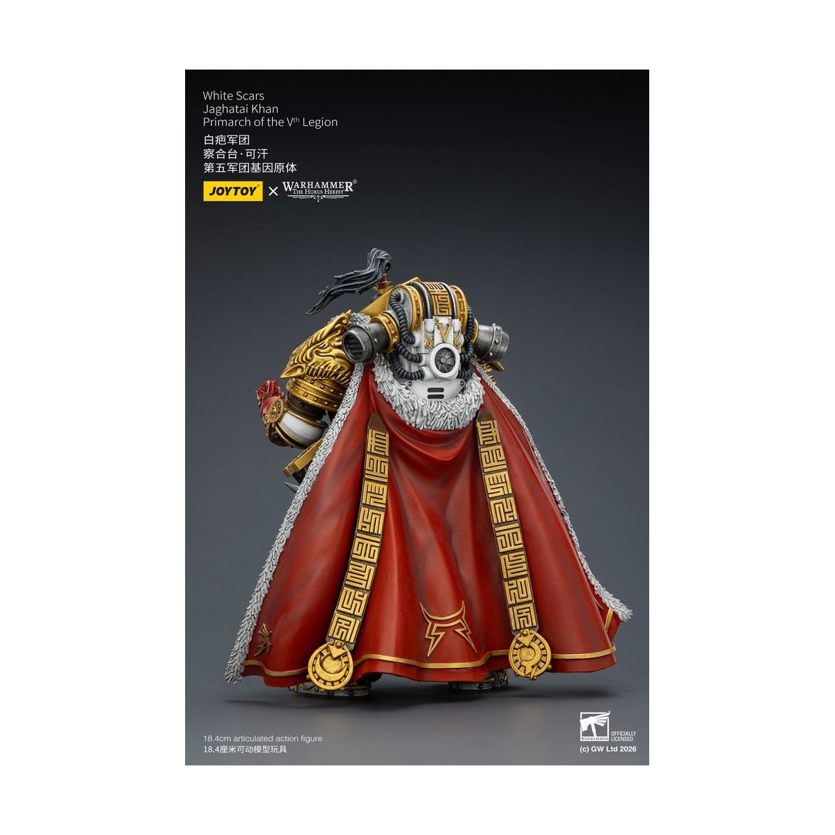 JoyToy Space Marines - Cicatrici Bianche - Jaghatai Khan Primarca della Vª Legione 1/18 - L'Eresia di Horus