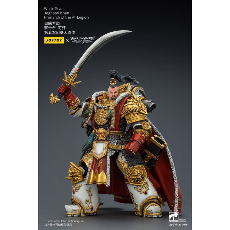 JoyToy Space Marines - Cicatrici Bianche - Jaghatai Khan Primarca della Vª Legione 1/18 - L'Eresia di Horus