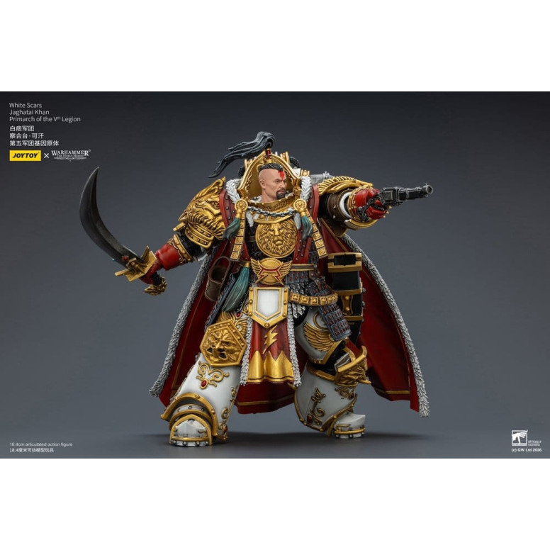 JoyToy Space Marines - Cicatrici Bianche - Jaghatai Khan Primarca della Vª Legione 1/18 - L'Eresia di Horus