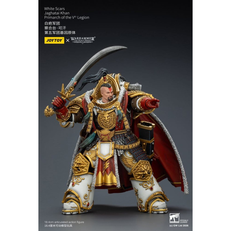 JoyToy Space Marines - Cicatrici Bianche - Jaghatai Khan Primarca della Vª Legione 1/18 - L'Eresia di Horus
