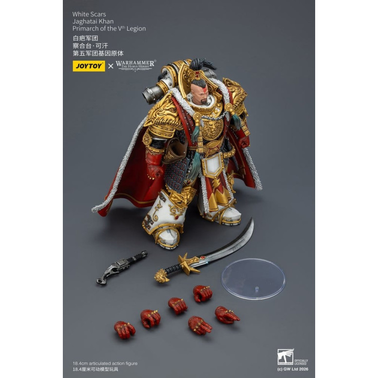 JoyToy Space Marines - Cicatrici Bianche - Jaghatai Khan Primarca della Vª Legione 1/18 - L'Eresia di Horus