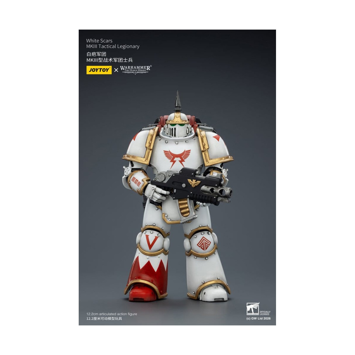 Joytoy - Warhammer - Squadra tattica Mk III Cicatrici Bianche - Legionario tattico Mk III 1/18
