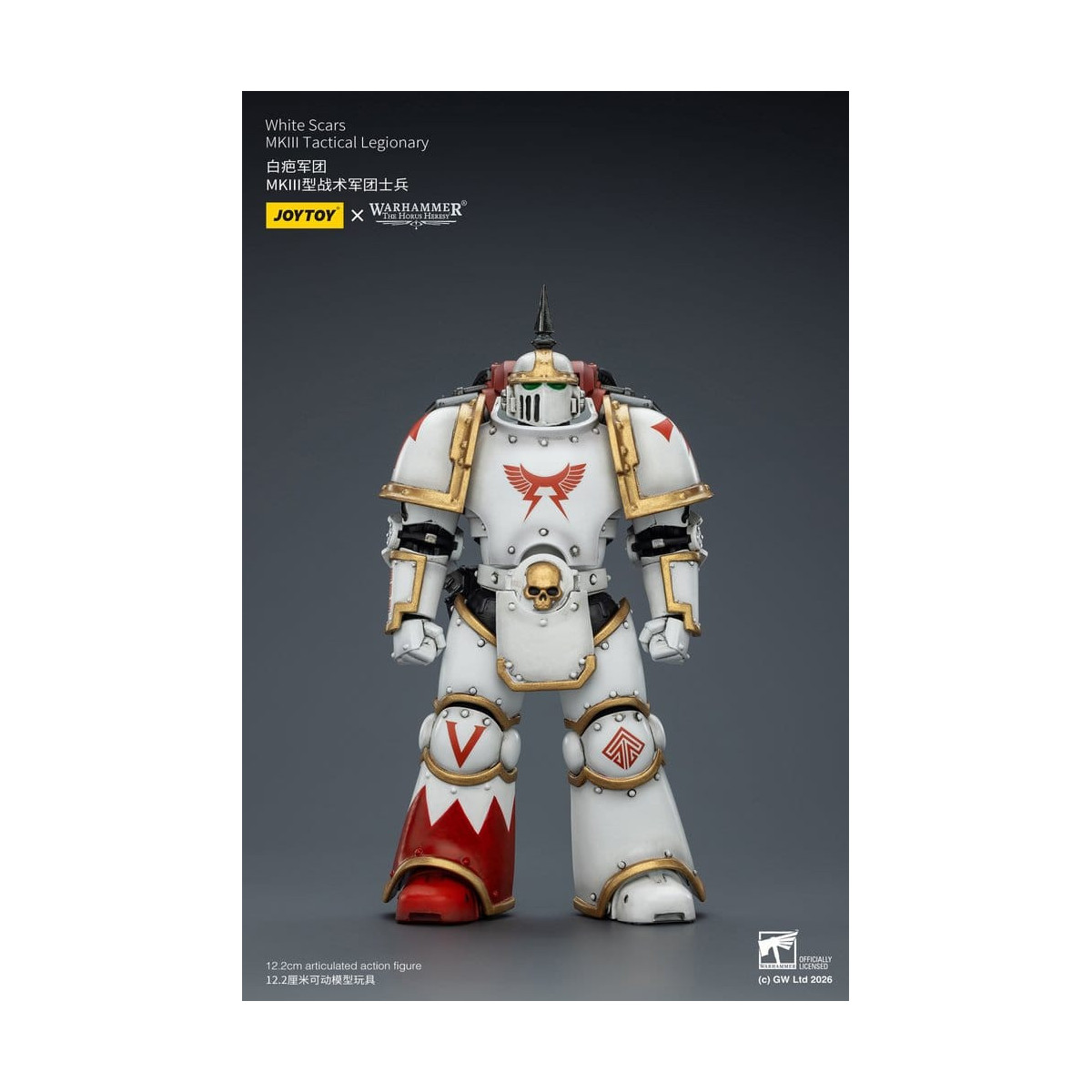 Joytoy - Warhammer - Squadra tattica Mk III Cicatrici Bianche - Legionario tattico Mk III 1/18