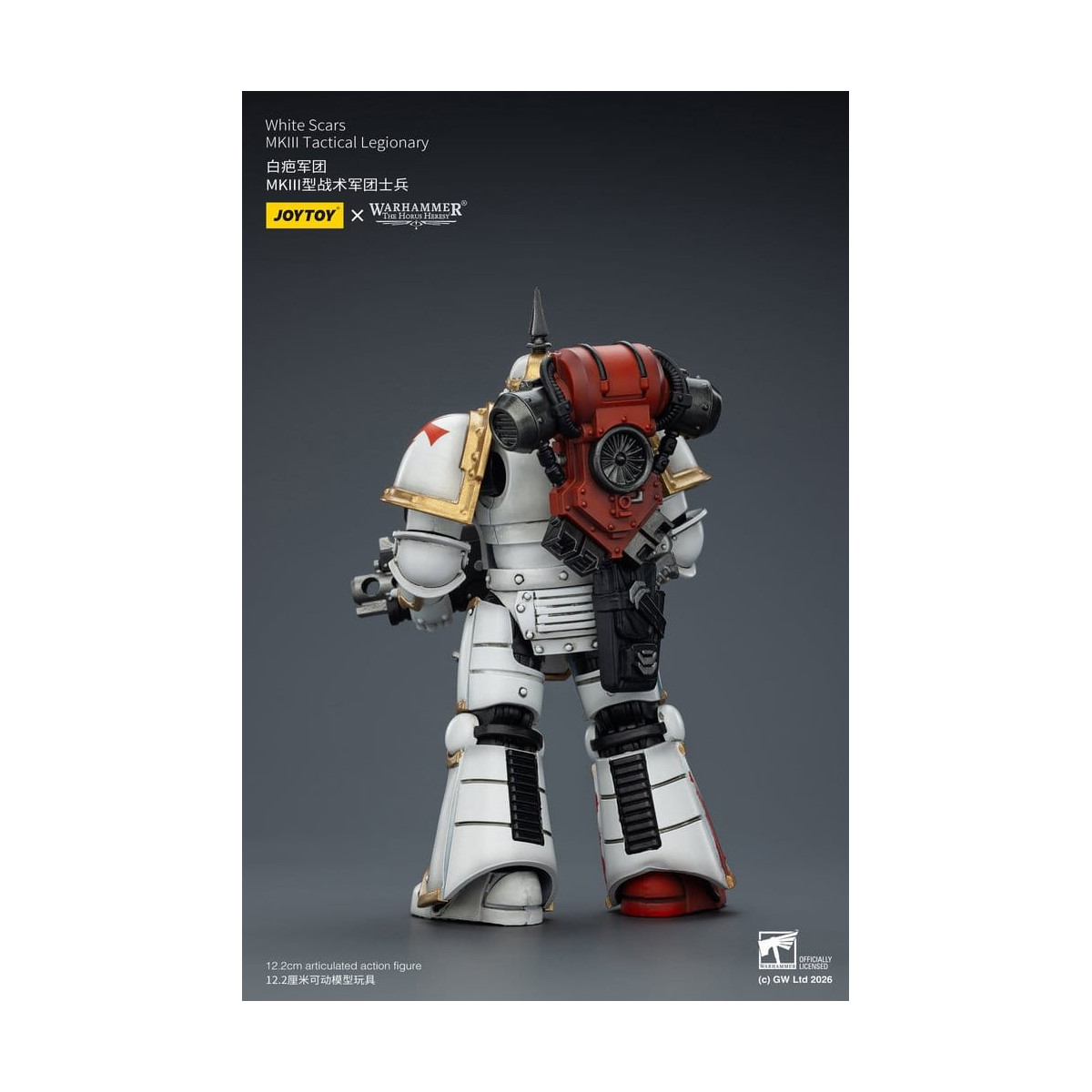 Joytoy - Warhammer - Squadra tattica Mk III Cicatrici Bianche - Legionario tattico Mk III 1/18