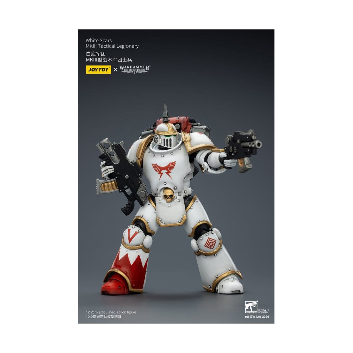 Joytoy - Warhammer - Squadra tattica Mk III Cicatrici Bianche - Legionario tattico Mk III 1/18