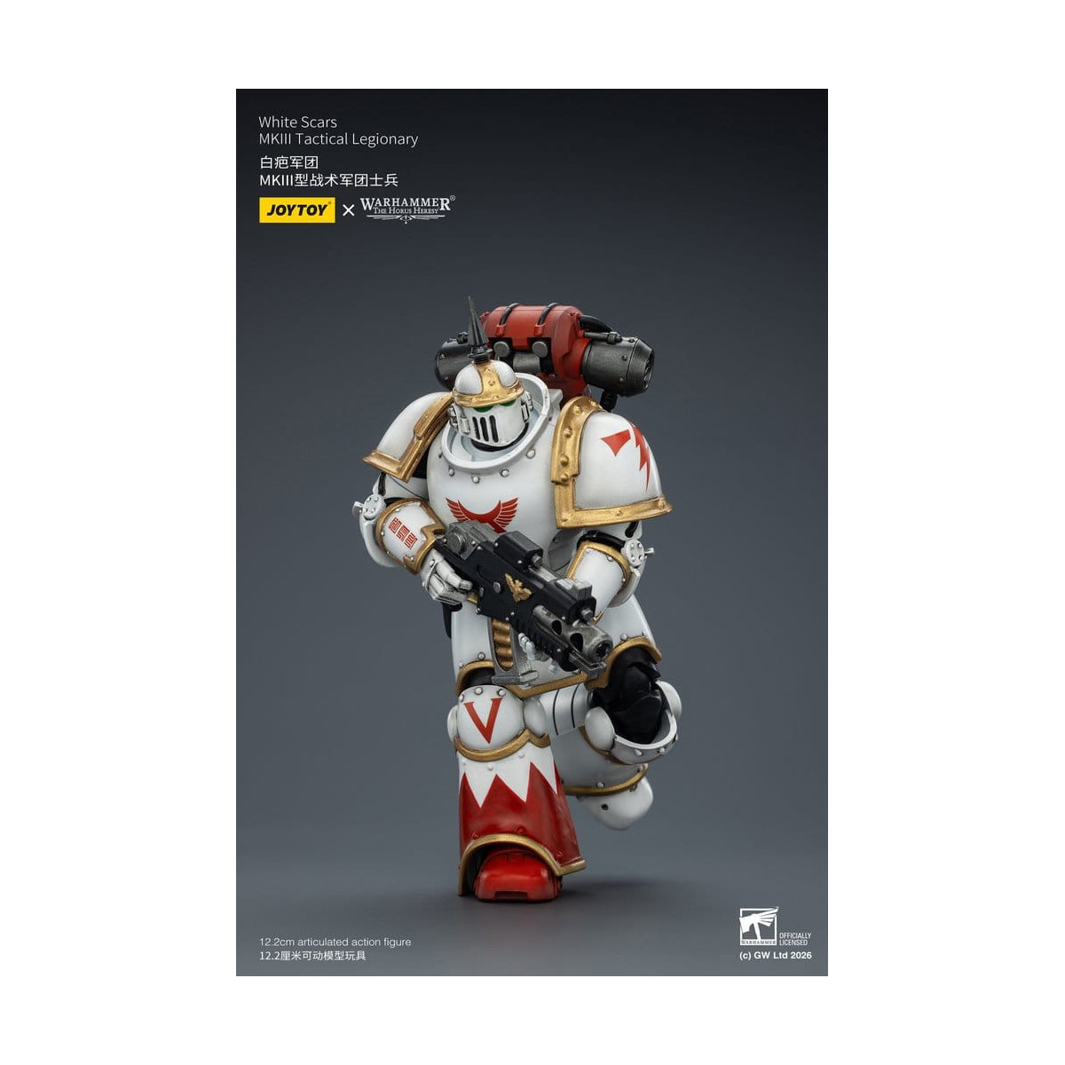 Joytoy - Warhammer - Squadra tattica Mk III Cicatrici Bianche - Legionario tattico Mk III 1/18