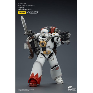 Joytoy - Warhammer - Squadra tattica Mk IV delle Cicatrici Bianche - Legionario tattico MKVI 1/18