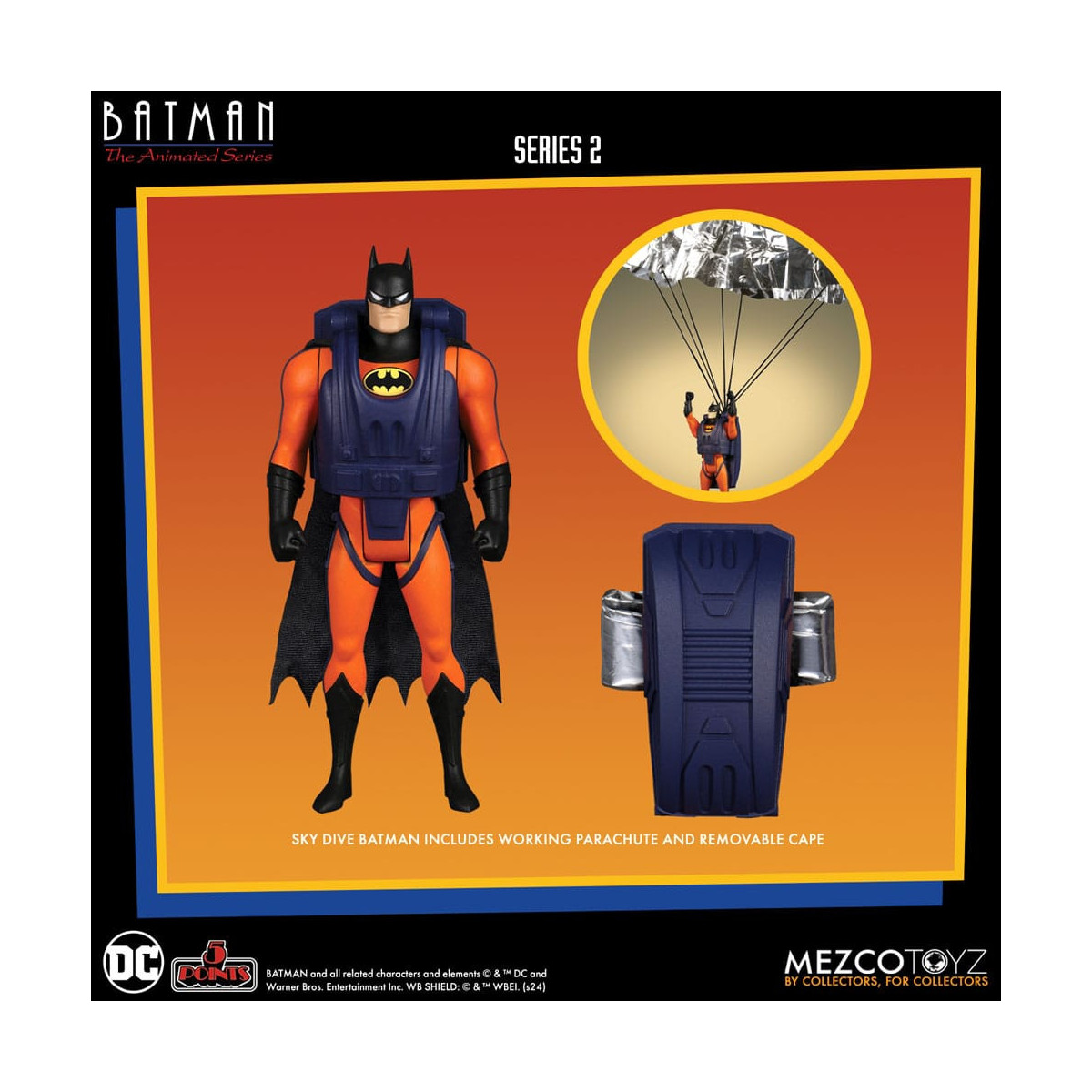 Mezco 5 Punti - DC Comics Batman: Animated Series - Boxset Deluxe 4 personaggi - Serie 2