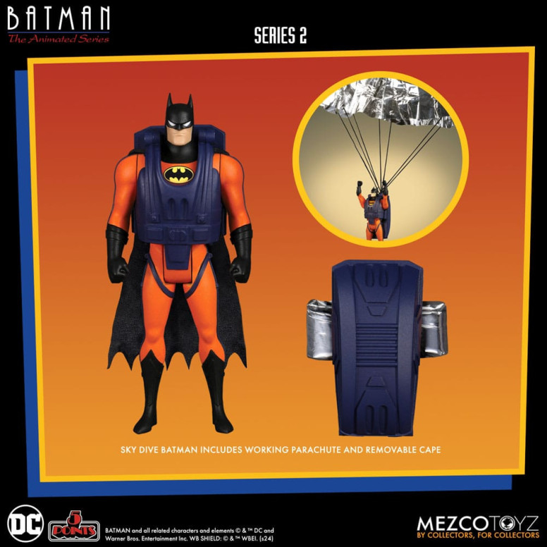 Mezco 5 Punti - DC Comics Batman: Animated Series - Boxset Deluxe 4 personaggi - Serie 2