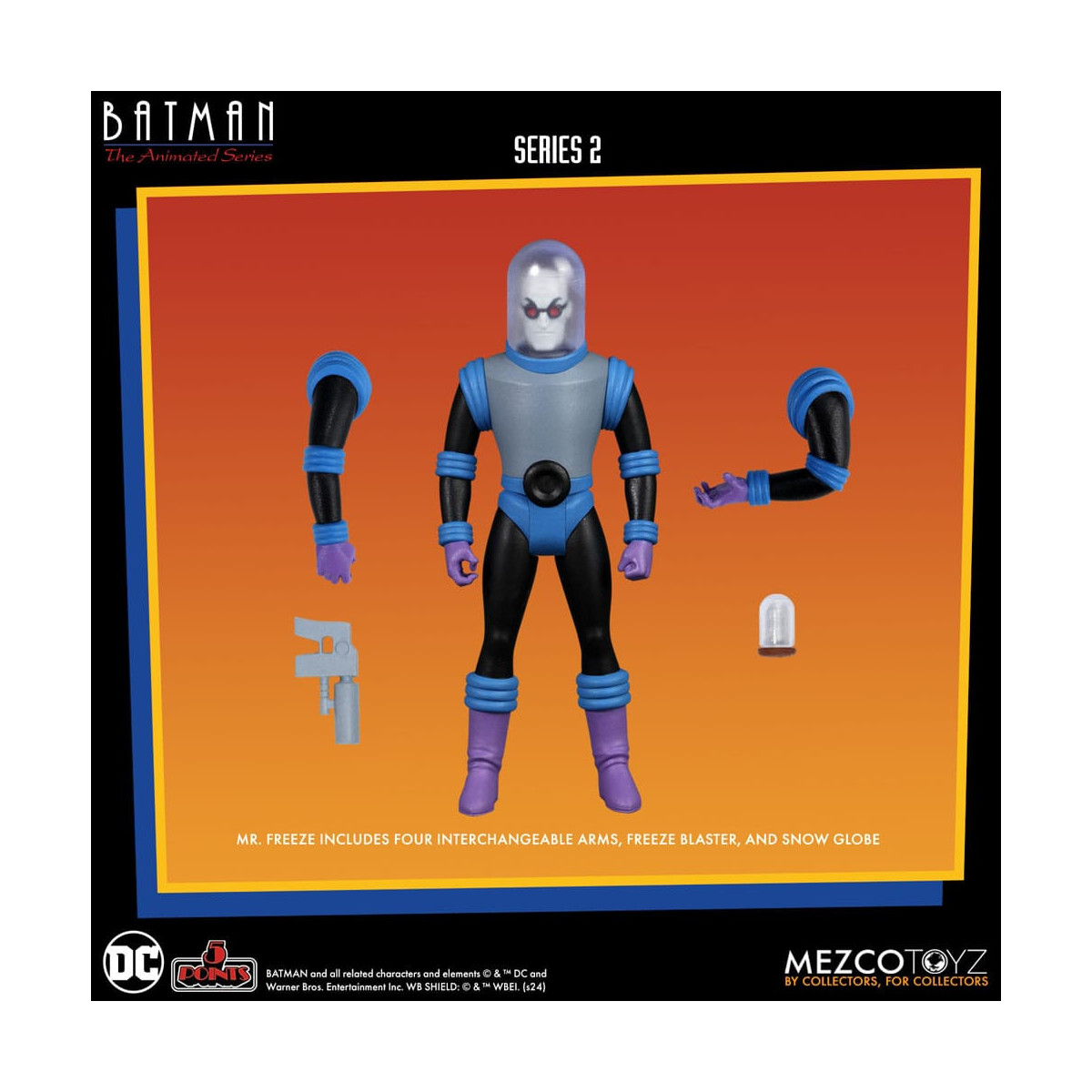 Mezco 5 Punti - DC Comics Batman: Animated Series - Boxset Deluxe 4 personaggi - Serie 2