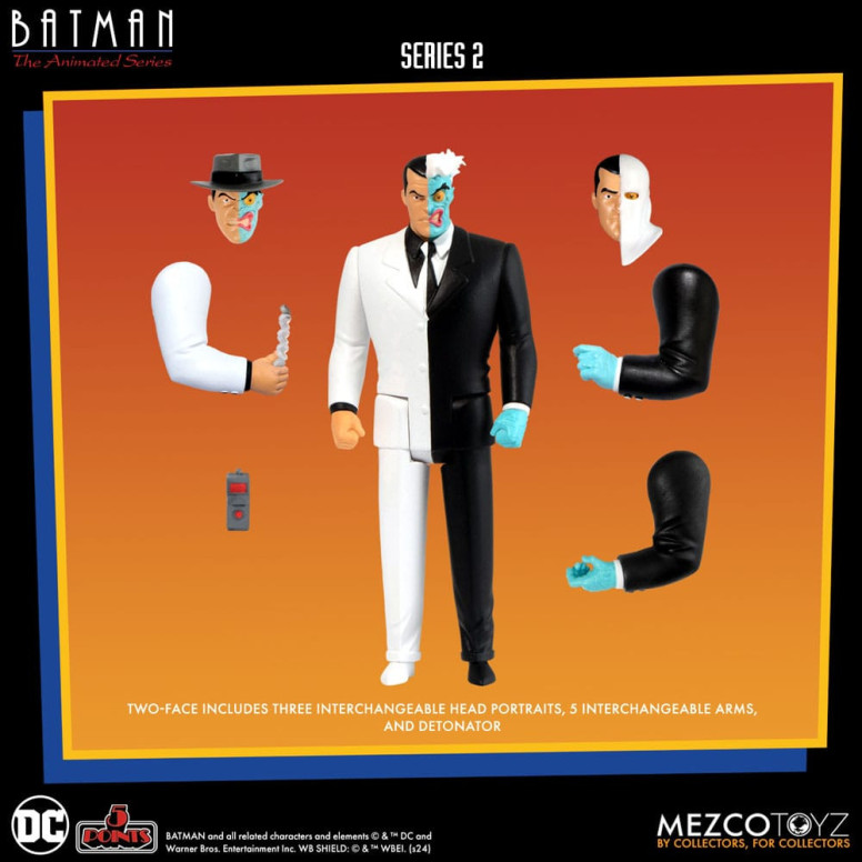 Mezco 5 Punti - DC Comics Batman: Animated Series - Boxset Deluxe 4 personaggi - Serie 2