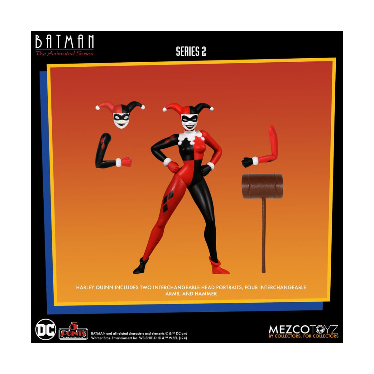 Mezco 5 Punti - DC Comics Batman: Animated Series - Boxset Deluxe 4 personaggi - Serie 2