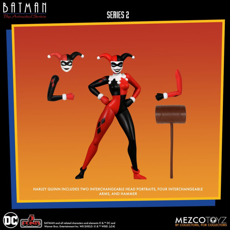 Mezco 5 Punti - DC Comics Batman: Animated Series - Boxset Deluxe 4 personaggi - Serie 2
