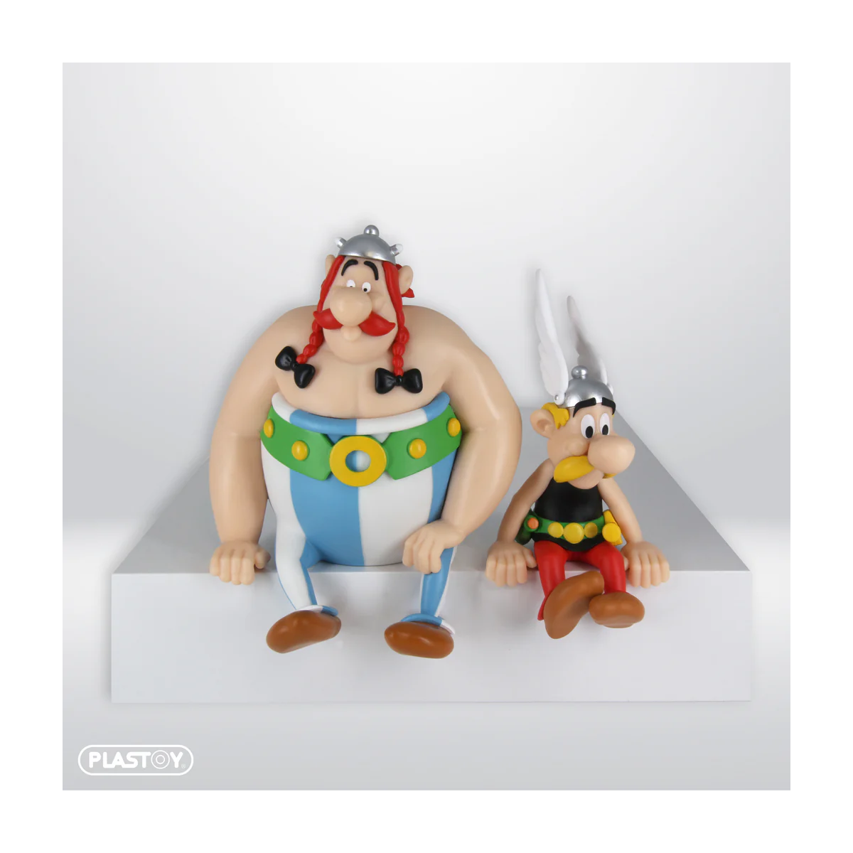 Plastoy Asterix - ASTERIX E OBELIX SEDUTI